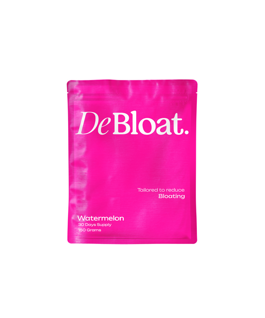 DeBloat Watermelon: Daily Pro & Prebiotic Powder - Natural Watermelon Flavour (30 Servings)